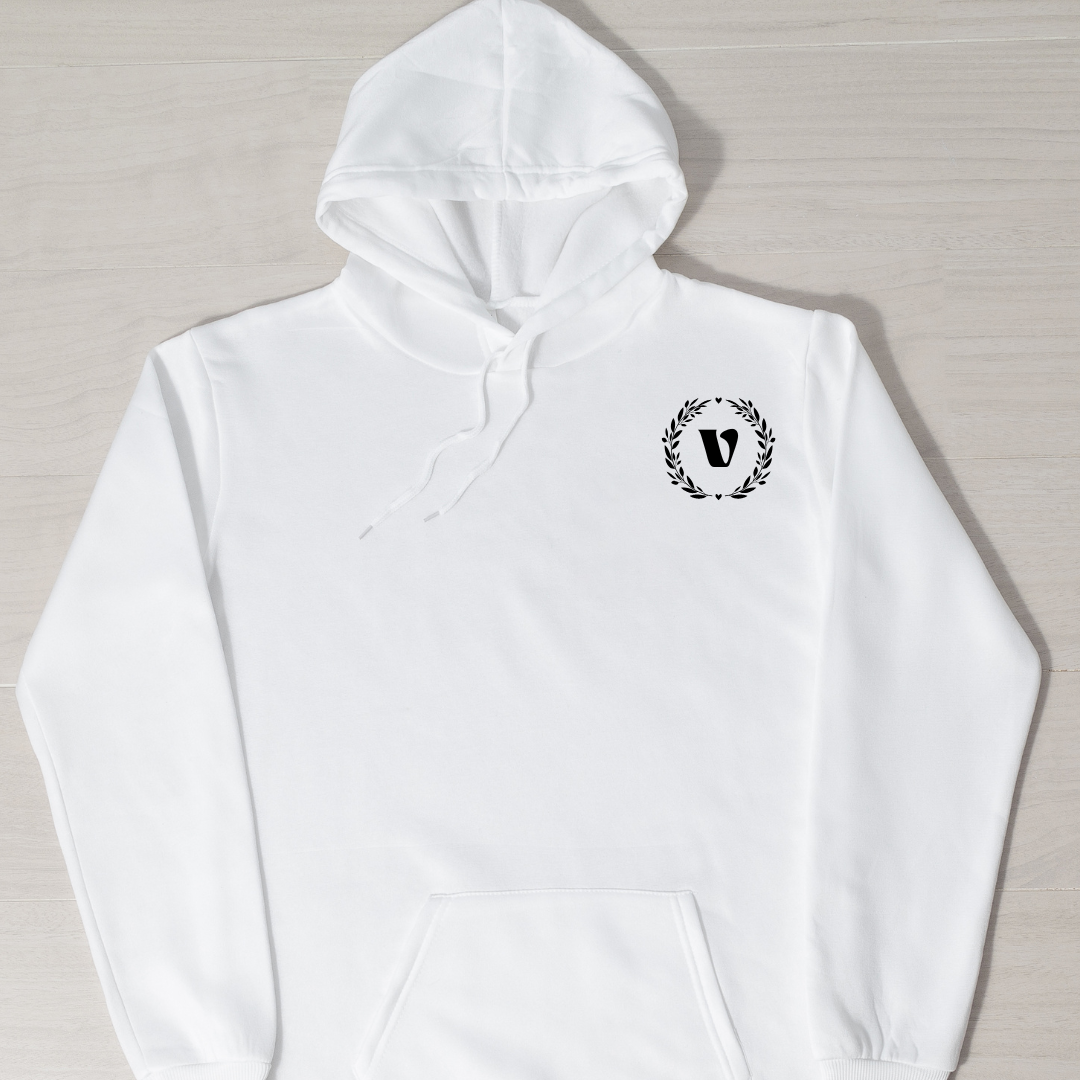 black and white lion Virago hoodie